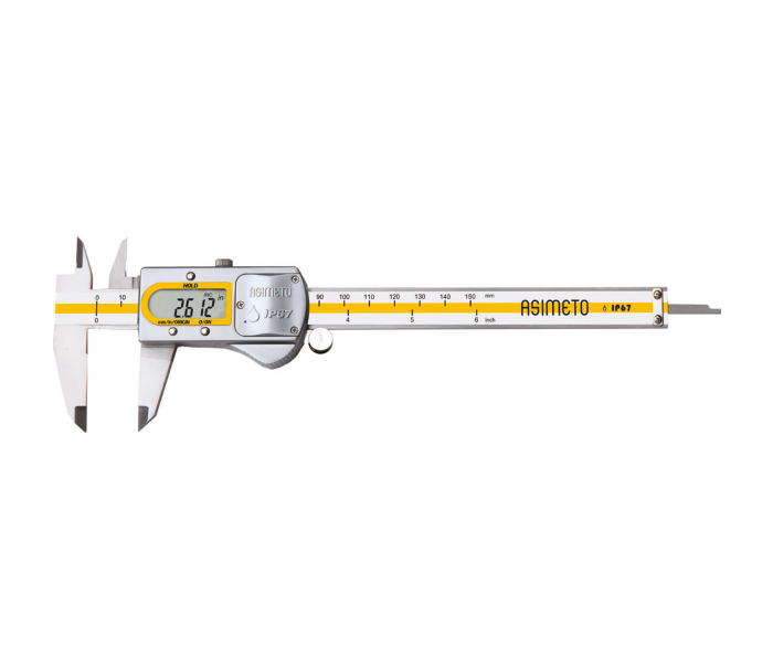 ASİMETO IP67 Su Geçirmez Dijital Kumpas 0-150mm