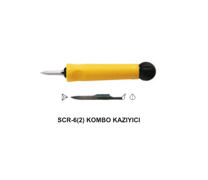 Cp Gratex KAZICI TİP RASPA SETİ SCR-6(2)-SD