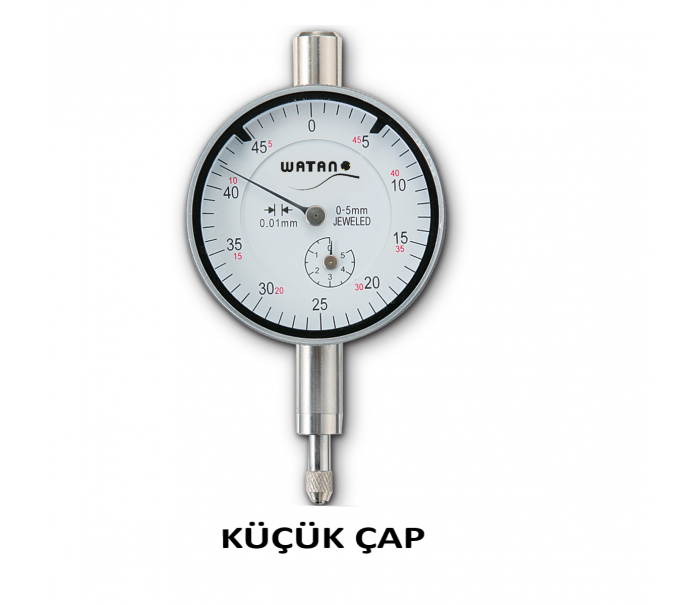 WATANO Küçük Çap Komparatör Saati 0-05x41mm